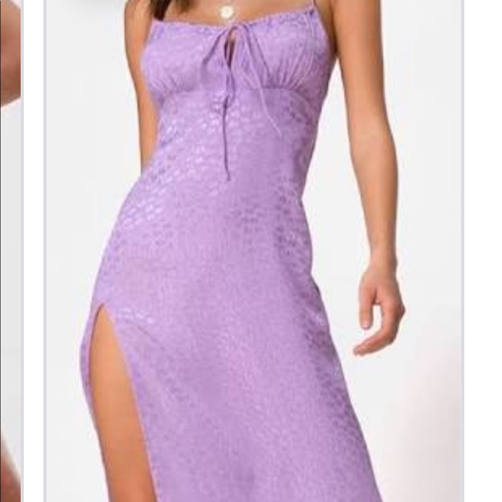 MOTEL ROCKS PURPLE MAXI DRESS